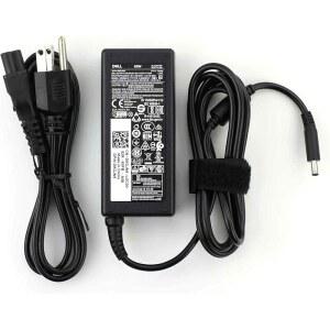 Dell Inspiron 노트북 충전기 정품 65W 와트 4.5mm 팁 AC 전원 어댑터 Inspiron 13 14 15 3000 7000 시리즈 5558 5755 314 7347 7348-2in1 5555 59 0G6j41 10MGJN 전원 코드 포함