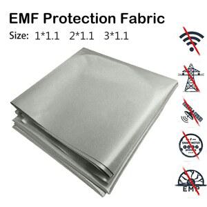 극세사 원단 새로운 RFID 방사선 차폐 패브릭 4G 5G WIFI EMF EMI 고주파 전자기 보호