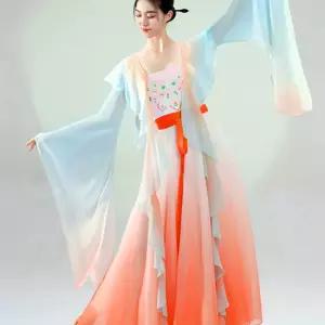 한국무용복 고전무용복 그라데이션 워십복 몸찬양 워십의상