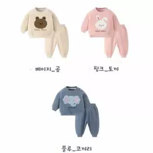 츄리닝 애니멀 남아 긴팔 후리스 상하복세트 홈웨어 운동 플리스 헬스복 일상 아동 여아 러닝 런닝 키즈