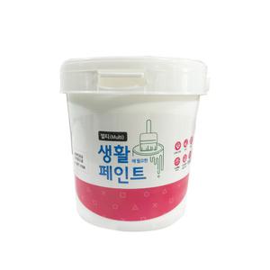 생활 수성 멀티페인트 18L 수성 무광 내외부 벽면 벽지 목재 철재 플라스틱
