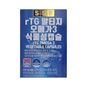 SSF 알티지 오메가3 식물성캡슐 1008mgX60캡슐 4개