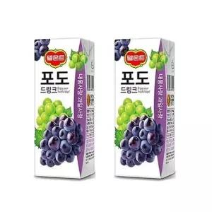 롯데 델몬트 포도드링크팩 190ml x48 무배