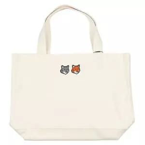 메종키츠네 25FW 더블폭스 에코백 OW511CFWW0096 P700 에크루