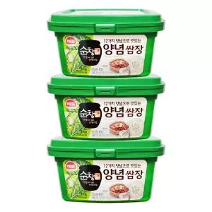 해표 순창궁 양념 쌈장 1kg x 3개
