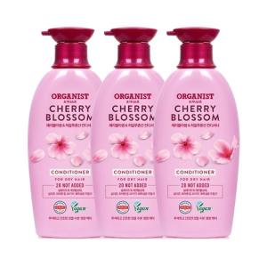 오가니스트 체리블라썸 수분영양 컨디셔너(비건) 500ml x 3개