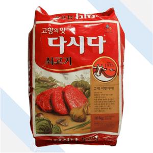 CJ 백설 소고기 다시다 10KG 업소 육수 대용량 식당용