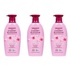 오가니스트 체리블라썸 수분영양 컨디셔너(비건) 500ml x 3개