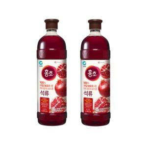 청정원 홍초 석류 1.5l 2개