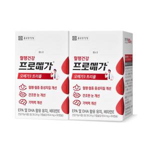 종근당 건강프로메가 오메가3 트리플 654mg 60캡슐 2개 (코스트코)