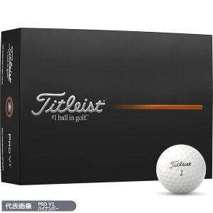 Titleist 타이틀리스트 프로 V1 하이넘버 골프공 화이트 12구 12개입 2025년 모델 143872