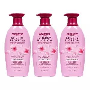 오가니스트 체리블라썸 수분케어 컨디셔너 500ml 3개