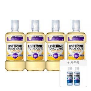 리스테린 토탈케어 검케어 마일드 750ml 4개 + 증정(캐비티케어 100ml 2개)