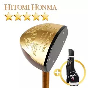 [2026년형] 협회공인인증 히토미혼마 5스타 파크골프채 PRIME GOLD+엠유 하프백