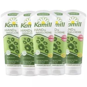 카밀 핸드크림 앤 네일 클래식 100ml 5개/손/핸드/로션/미니/휴대/용/선물/세트/독일/KAMIL/승무원/헨드