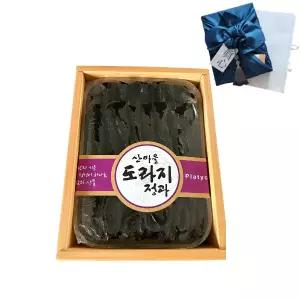 [고급 보자기포장] 산마을 도라지정과 500g 국산 수제