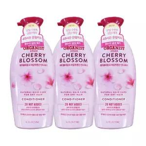 엘지 오가니스트 컨디셔너 체리블라썸 히알루론산 500ml 3개
