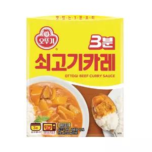 오뚜기 3분 쇠고기카레 200g 24개입