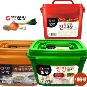 고추장 청정원 순창 대용량 된장 쌈장 장류