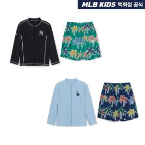 [AK원주점] [MLB KIDS] 스트릿 티셔츠 래쉬가드 보드쇼츠 세트 _ 7ASWB0163