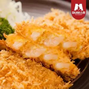 마녀바스켓 새우함량55% 오오통살 새우까스 1kg(20개입) x2팩