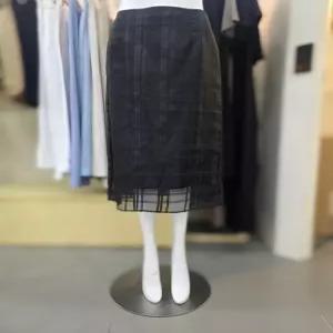 [모다아울렛][플라스틱아일랜드]체크 레이어링 스커트 PR2WS531_DJ_DJ