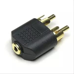 스테레오 RCA 젠더 Y형 3.5mm 스테레오 F to 2RCA M /Coms