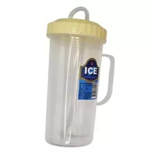 덕신화학 빨대컵 500ml 온가족 손잡이 다회용컵 색상랜덤 1개