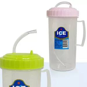 병원컵 덕신 손잡이 빨대컵 500ml 병원물컵 빨대물병 어르 하니