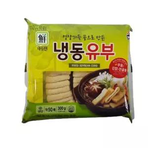 냉동 유부 대림사각유부 300g 사각유부 국물요리 대림 간식 하니