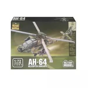 밀리터리 4D 프라모델 AH-64 아파치 공격 헬리콥터 12000 (24-6)