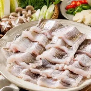 [통영수산물시장] 보양식 하모 샤브 갯장어(특대) 순살 400g (+육수,초장)