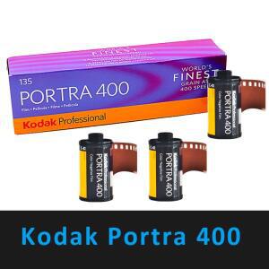 카메라 촬영용 배경지Kodak PORTRA 400 135 전문 컬러 네거티브 필름 롤 야외 사진 미세 입자