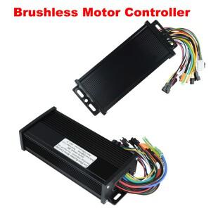 36V 48V 52V 40A 블랙 골드 트리플 모드 사인파 컨트롤러 1000W-2000W 프로토콜 2 전기 자전거용 LCD 계기
