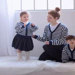 로아앤제인 인디고 니트 가디건RJ26SCA03NA LOD668
