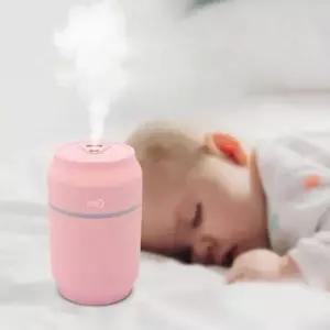 가습기 미니 핑크 선풍기 USB LED등