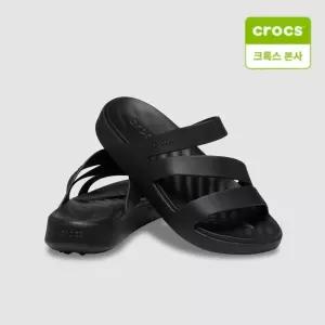 크록스 겟어웨이 스트래피 샌들 블랙 209587-001