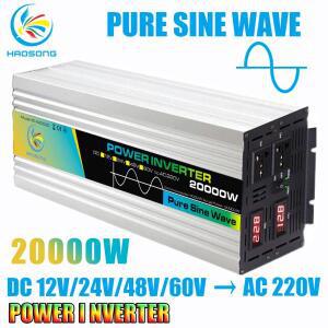 에어컨용 순수 사인파 전력 인버터, 4000W DC 12 V 24V 48V 60V to AC 220 피크 20000W 컨버터