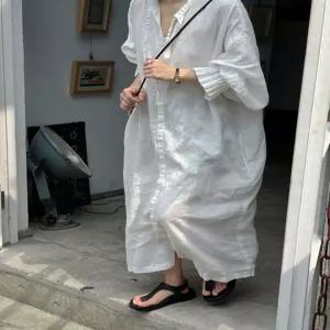 셔츠 자켓 블라우스 린넨 데일리룩 자외선차단 오버핏 여성
