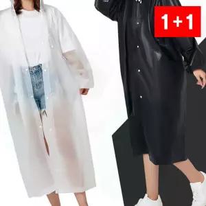 레인코트 우비 남녀공용 다회용 비옷 성인 방수 우의 도보