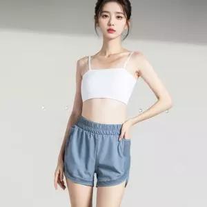 (다올)여자러닝쇼츠 3부반바지 속바지투인원 운동복 요가 스포츠 애슬레져