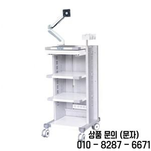 맞춤형 모바일 의료 장비 캐스터 카트 4단 트롤리 병원 이비인후과 방광경 검사 복강경 내시경 카메라 시스
