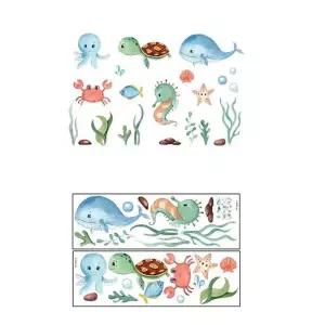 방수 바다동물 창문 스티커 놀이방 미우 꾸 트렌드