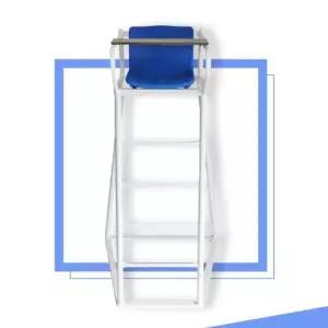 스포츠 테니스심판대 심판 스카로 바퀴 의자 안전 감시대 심판대