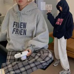 친절한탄씨 캐쥬얼 반팔 단체티 커플 오버핏 후드 긴팔티 신상