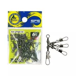 싸파 더블킬 타코 트리플 인터락 도래 SDK-TTISS-6호 5PCS 문어 두족류 채비