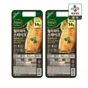 비비고 틸라피아 스테이크 70g x2개