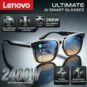 레노버 신형 2400W 카메라 HD AI 스마트 안경 번역 촬영 이미지 블루투스 통화 음성 비서 음악 선글라스