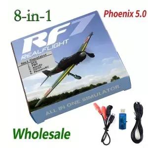 Realflight 지원을 위한 RC 비행 시뮬레이터 8in1 USB 시뮬레이션 G7.5 G7 G6.5 G5 Flysky FSI6 TH9X