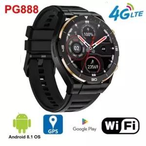 PG888 4G 안드로이드 8.1 OS 스마트워치 남성용 1.54인치 GPS 2GB 200만 화소 HD 카메라 SIM 카드 WIFI